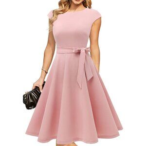 Dresstells Women's Dustyrose Modest Vintage Cocktail Formal Party Dresses